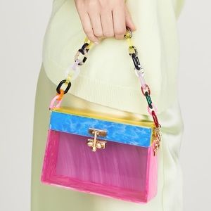 Edie Parker Rainbow Miss Mini Bag